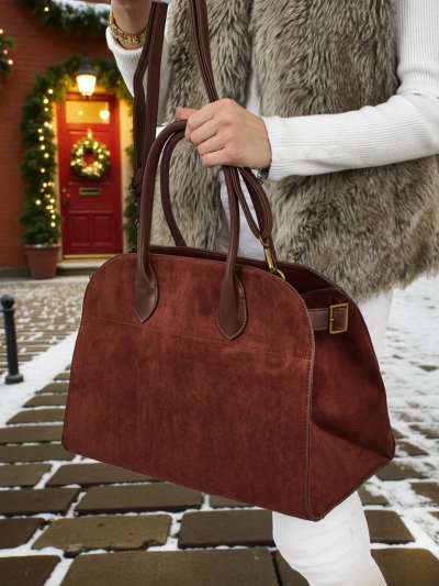 Dorelle Women's Eco Suede Shopper Bag