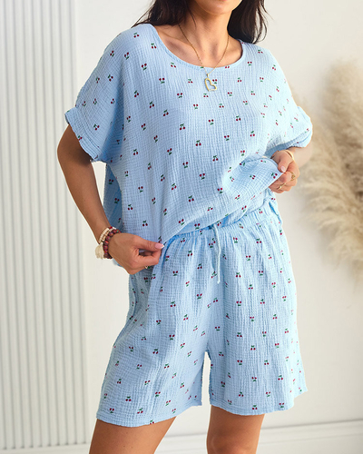 Royalfashion Women's cotton summer set