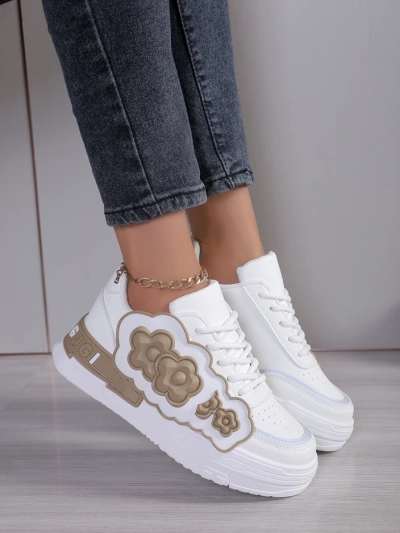 Royalfashion Sieviešu sporta apavi ar dekoratīvu augšu Nendales