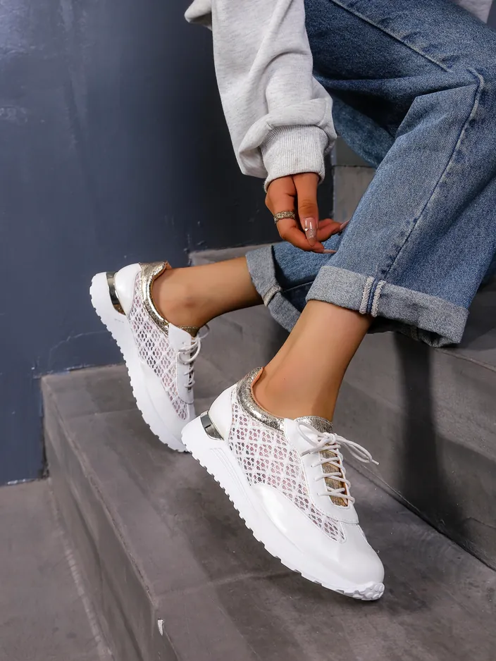 Royalfashion Perforētas sieviešu kedas Ellos