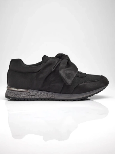 Royalfashion Women's Sneakers with Bow Socca
