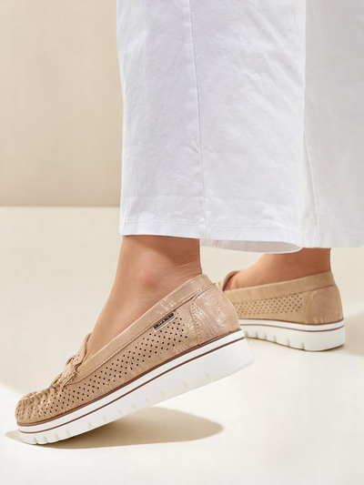 Royalfashion Ladies' perforated moccasins Elissas