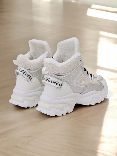 Royalfashion Women's Sneakers with Warm Lining Pieco