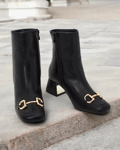 Royalfashion Women's ankle boots on a post Rozuli