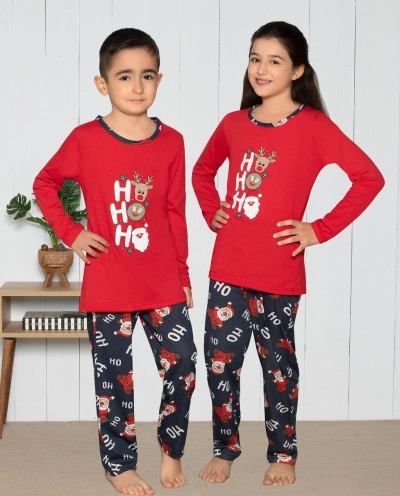 Royalfashion Christmas children's pajamas with print