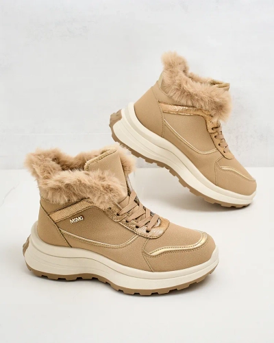 Royalfashion Утепленные женские кроссовки с мехом Mofell