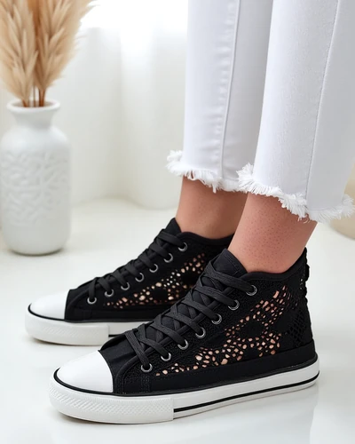 Royalfashion Women's perforated sneakers Limme