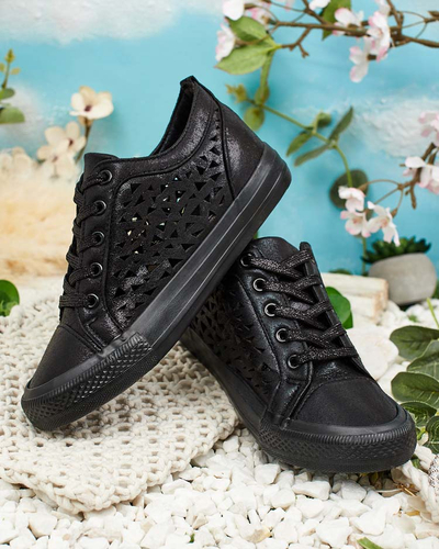 Royalfashion Women's openwork sports shoes Tomils