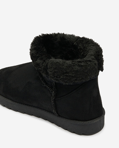 Royalfashion Женские сапоги a'la snow boots черного цвета Aener