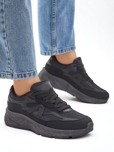 Royalfashion Women's sport sneakers on a thicker sole Moderax