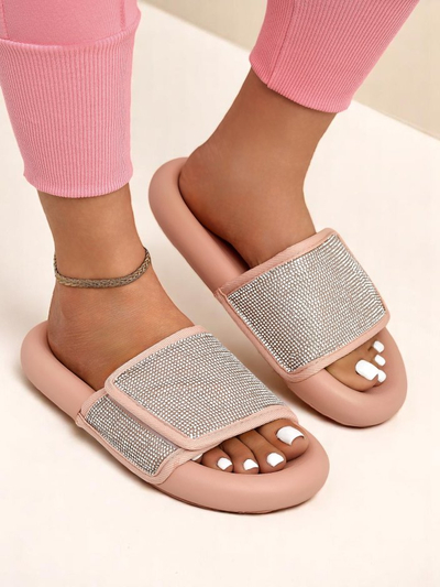 Royalfashion Inaj klapki sur plata plando Sparkle Step