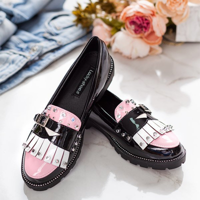 Black moccasins with Gwadalaha ornaments - Footwear