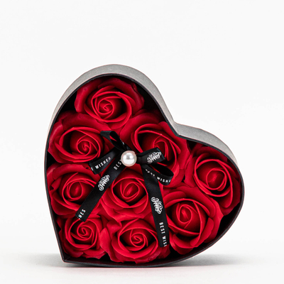 Flowerbox red flowers in a box - Accessories