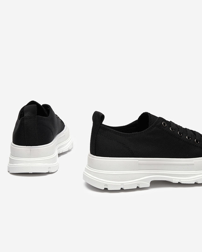 Black women's sports sneakers Duami- Footwear