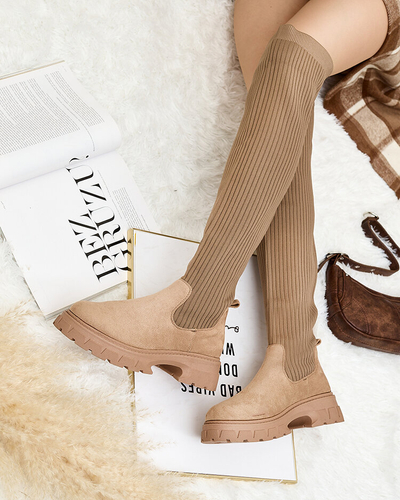 Royalfashion Women's slip-on over-the-knee boots Senolel