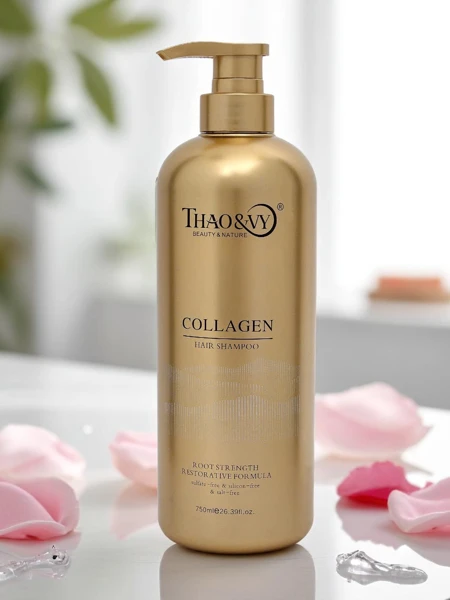 Collagen hair shampoo - moisturizes and smooths hair