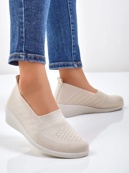 Royalfashion Sieviešu loafers uz zemas platformas Epoles