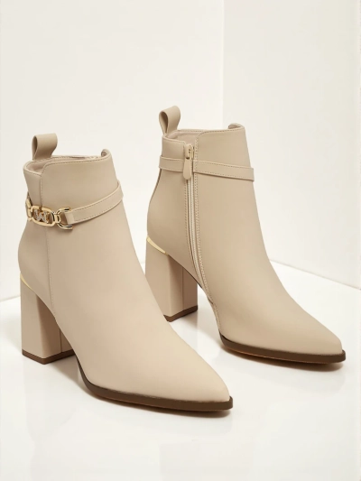 Women's Ostirena Eco-Suede Heeled Ankle Boots