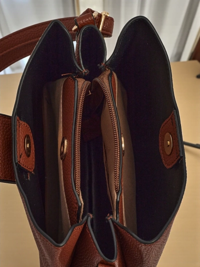 Small women's eco-leather handbag Narias