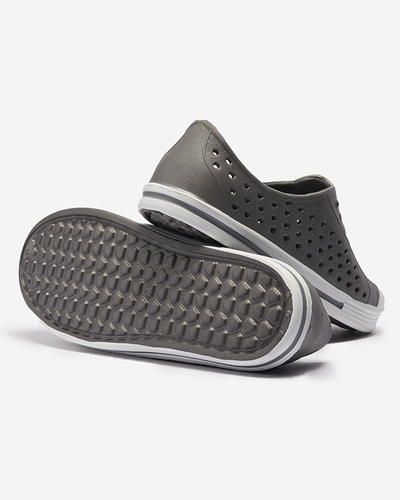 Grey openwork children's rubber sneakers Jiteri - Footwear
