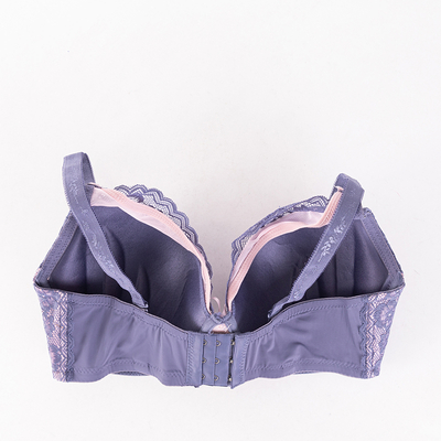 Фиолетово-розовый женский кружевной бюстгальтер