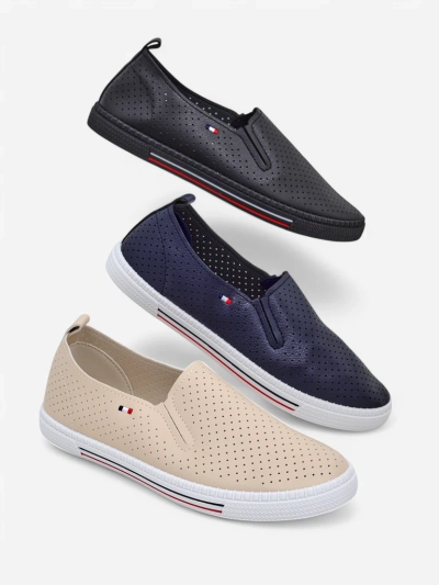 Royalfashion Dāmu perforētās slip-on kurpes Vielles