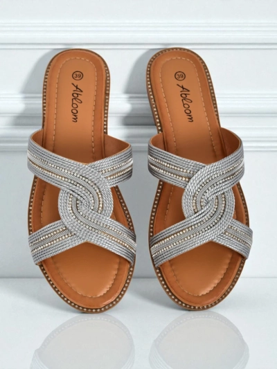 Royalfashion Ženske natikače pletene Woven Breeze