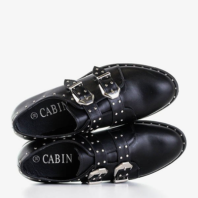 Black women's shoes with Queen jets - Footwear