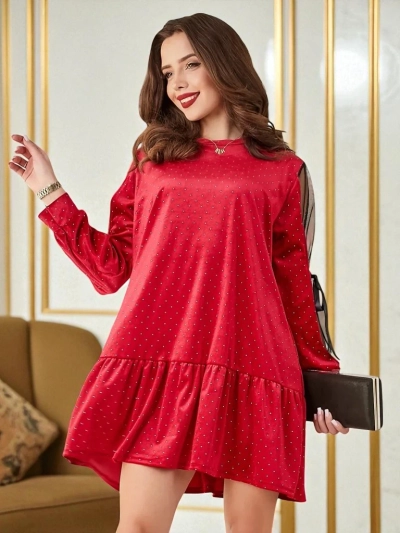 Royalfashion Women's Velvet Dress