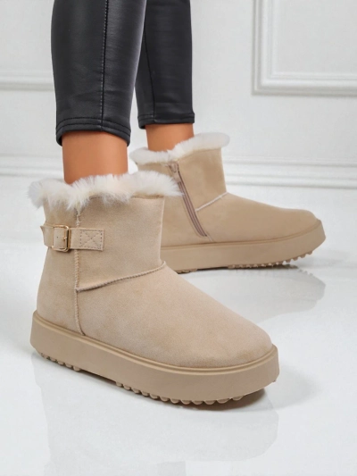 Royalfashion Krutkie buty a'la śniegowce damskie Aurelia Classico