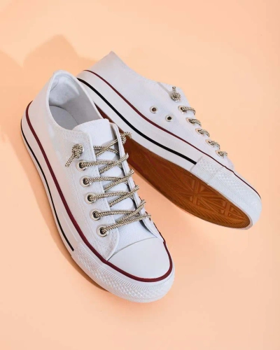 Royalfashion Women's sneakers with decorative laces Timi