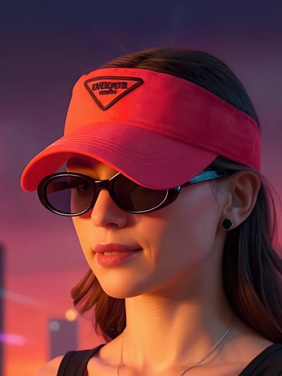 Royalfashion Neon Glow Sun Visor