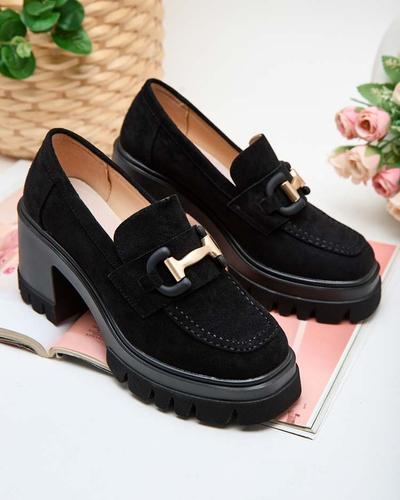 Elegant Vulcano Sandals in Black Suede
