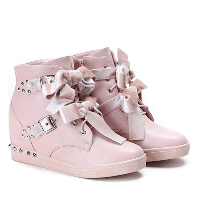 Pink Levi sneakers with studs - Footwear