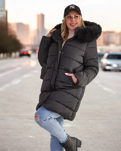 Royalfashion Sieviešu stepēta ziemas jaka