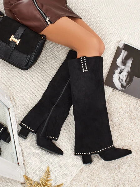 Women's Eco Suede Boots with Bryves Upper