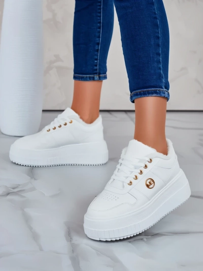 Royalfashion Siltas sieviešu kedas ar kažokādu Rozit