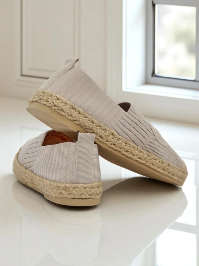 Aurelia Espadrìle Royalfashion Beżowe – Płàskie wsuwane buty dàmskie