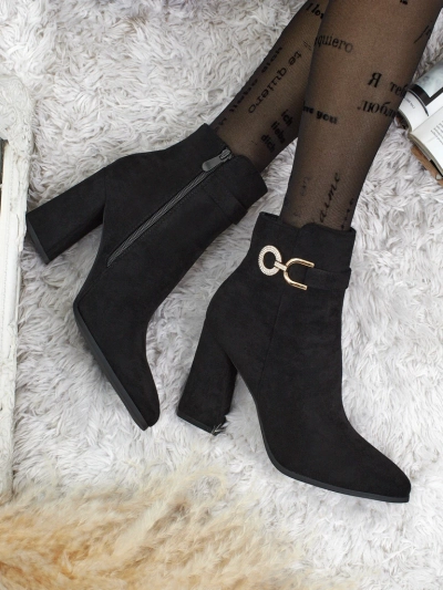 Women's Victi Eco-Suede Heeled Ankle Boots