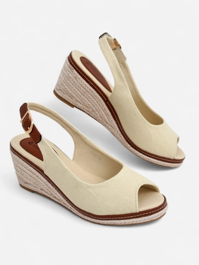 Royalfashion Sieviešu wedge sandales atvērtas pirkstiem Tafenis
