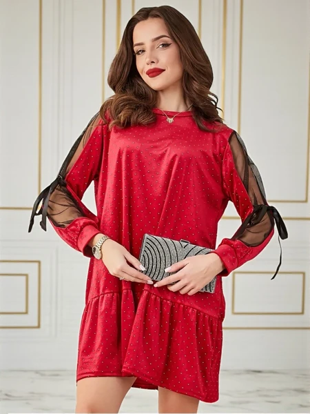 Royalfashion Женское бархатное платье