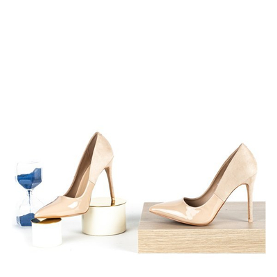 Beige Jasmina stilettos - Shoes 1