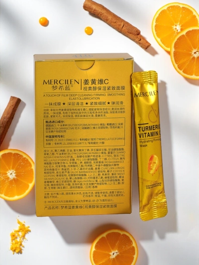 Aurelia Vita Увлажняющая Маска с Куркумой и Витамином C Mercilen 25ml