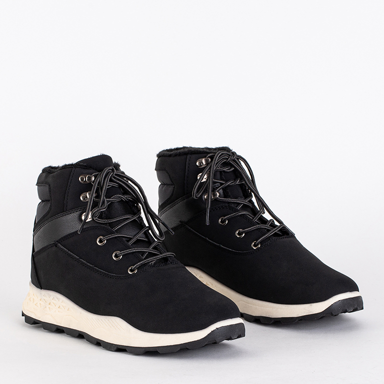 Black men's Nuok insulated boots - Footwear