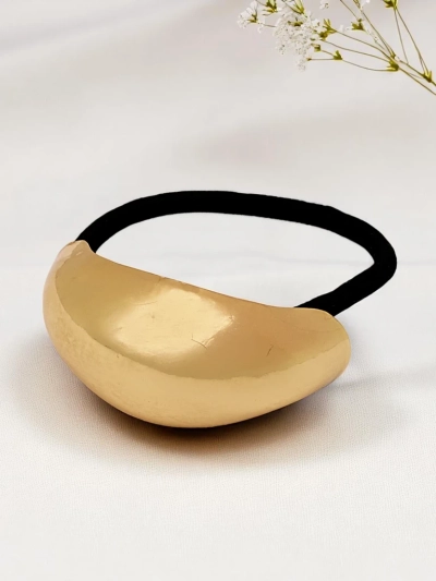 Royalfashion Matu gumija ar pusapaļo rotājumu Halfmoon Twist