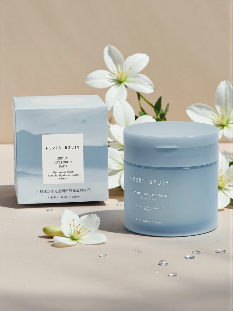 Cotton cosmetic pads - moisturizing, with hyaluronic acid