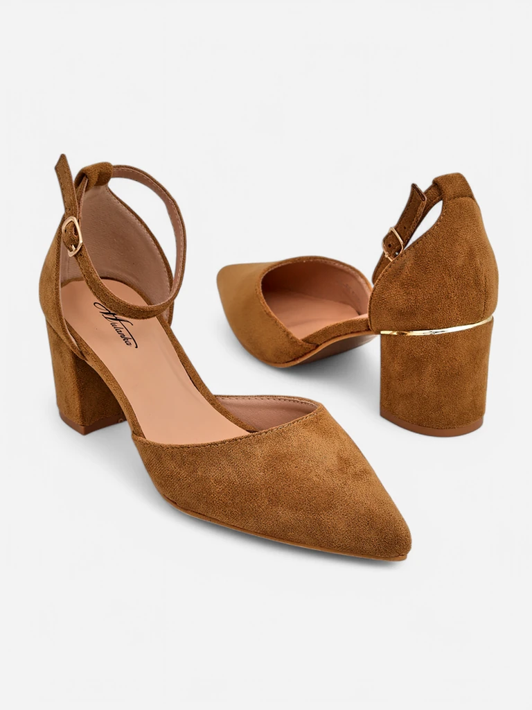 Royalfashion Sieviešu zema papēža kurpes Caelda