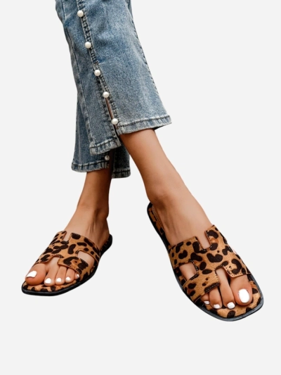 Royalfashion Women's flat-soled flip-flops Eval