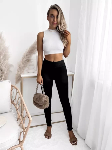 Warmed melni sieviešu legingi- Apģērbi