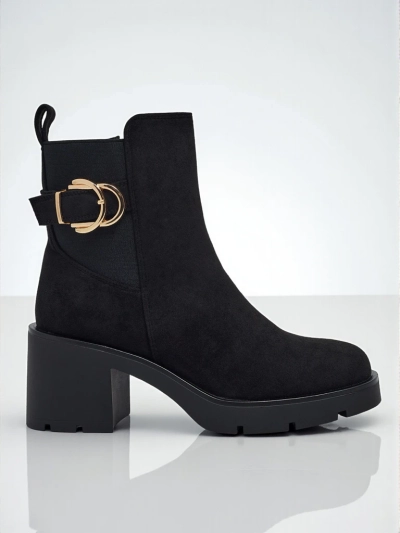 Stilete per femra eko suede ne blok Solenya